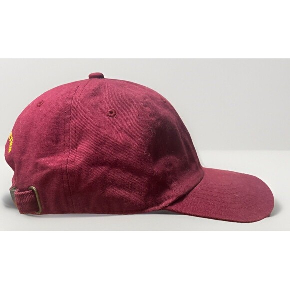 Bel-Air Athletics Burgundy Crest Logo Strapback Hat Cap Adjustable Fresh Prince - Picture 4 of 7